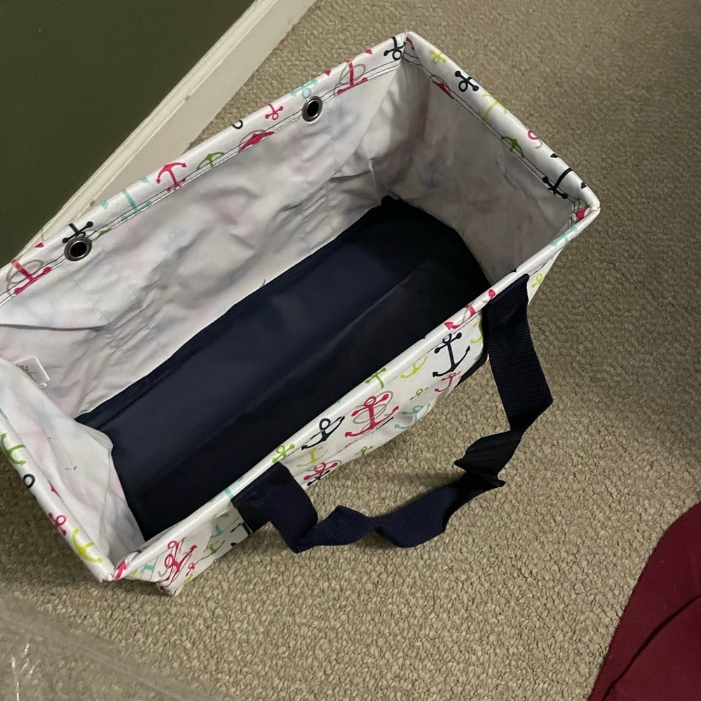 Thirty-One Nautical Print Utility Tote - Picture 4 of 5